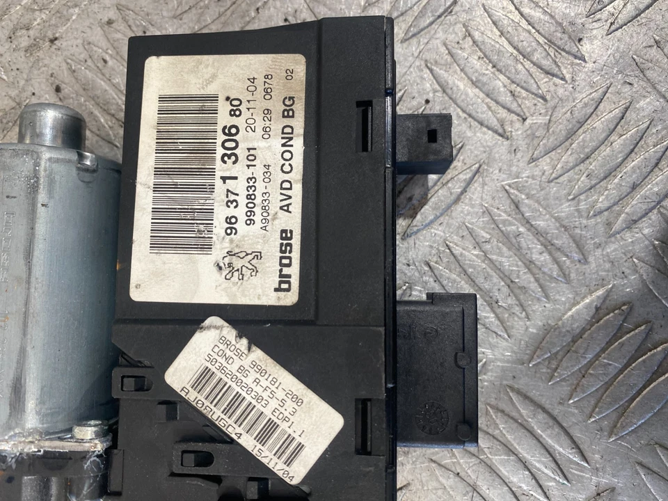 Peugeot 307 2004 motor ventana lado conductor delantero derecho 9637130680 #10 Foto 4 de 4