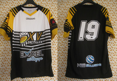 Maillot rugby RCBO BROCELIANDRE OUEST porté n°10 shirt