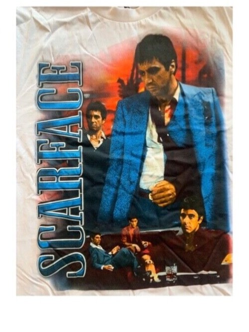 marino morwood SCARFACE スカーフェイス Tシャツ marino morwood scarface shirt, white, XL, Brand New | eBay