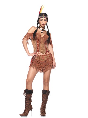 LEG Avenue Costume Donna Principessa Indiana Costume Pocahontas XS S/M M/L  | eBay