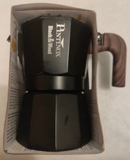 Pintinox Black And Wood Moka Mocha Pot