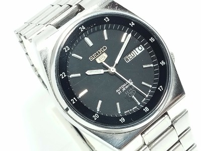 Seiko 5 Automatic 21 Jewels Time Corp Men's Wrist Watch 7019A REF. SS 36mm  case | eBay