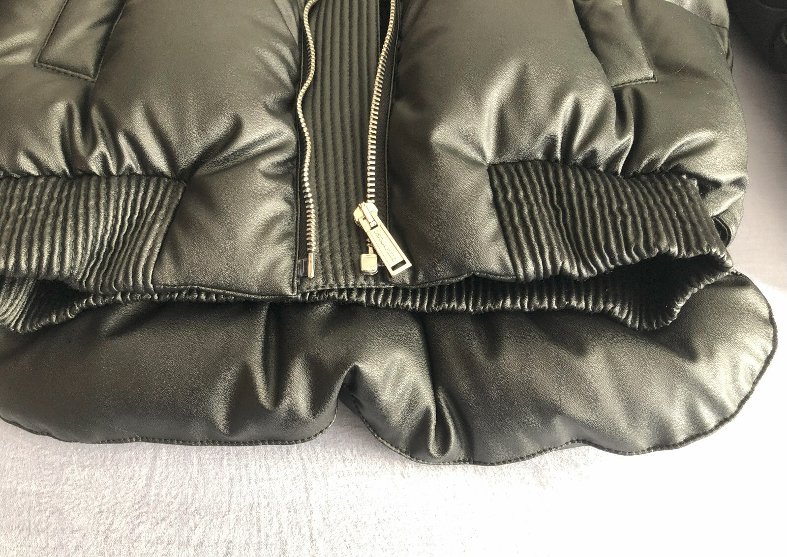 RRP €1200 Authentic DSQUARED Leather Bomber Down Jacket  for boys size 8Y image 10