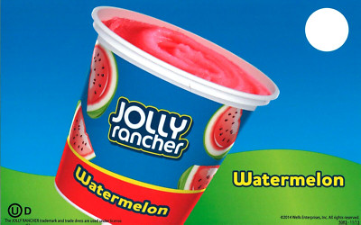 Lot of 2 Jolly Rancher Watermelon Cup Ice Cream Truck Sticker Decal 8 ...