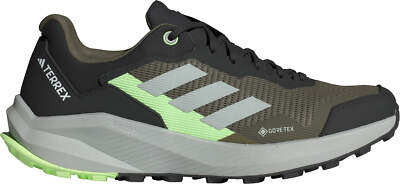 adidas Terrex Trail Rider GORE-TEX Mens Trail Running Shoes Green  Waterproof GTX UK