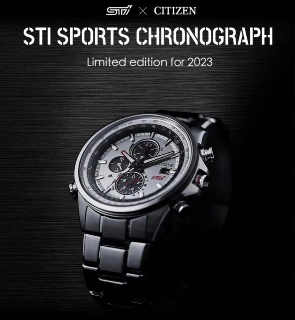 （値下げ）STI SPORTS CHRONOGRAPH 2023 SUBARUsti