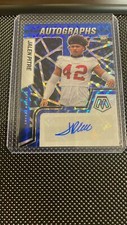 Jalen Pitre 2022 Mosaic Blue Mosaic Rookie Autographs #/99 Texans RC Auto