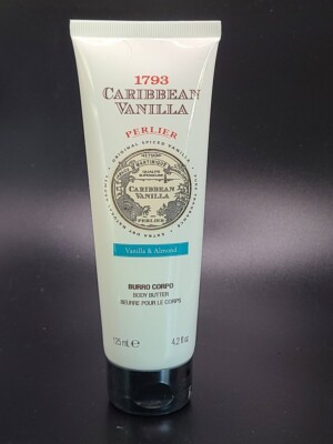 Perlier 1793 Caribbean Body Butter Vanilla Almond 125 mL 4.2 oz  NEW / SEALED