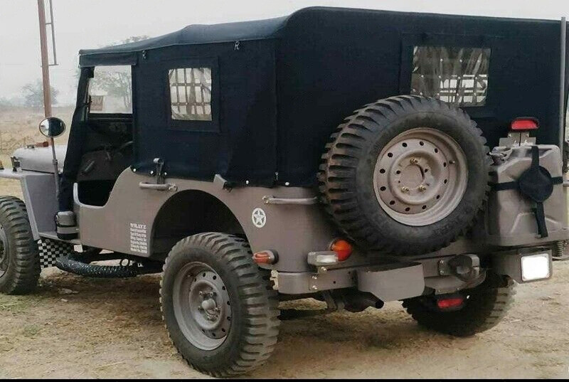 Complete Canvas Soft Top For JEEP WILLYS MB GPW CJ2A OD Green