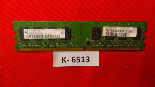 Qimonda HYS64T256020EU-2.5-C2 2GB PC2-6400U DDR2 Sdram 800Mhz - Photo 1/1