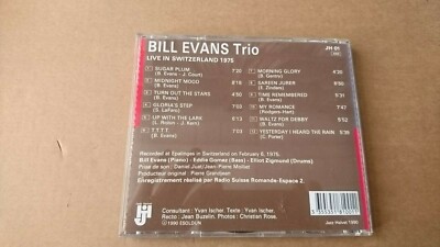 BILL EVANS TRIO LIVE IN SWITZERLAND 1975 ZIGMUND GOMEZ JAZZ HELVET MEGARARE  !