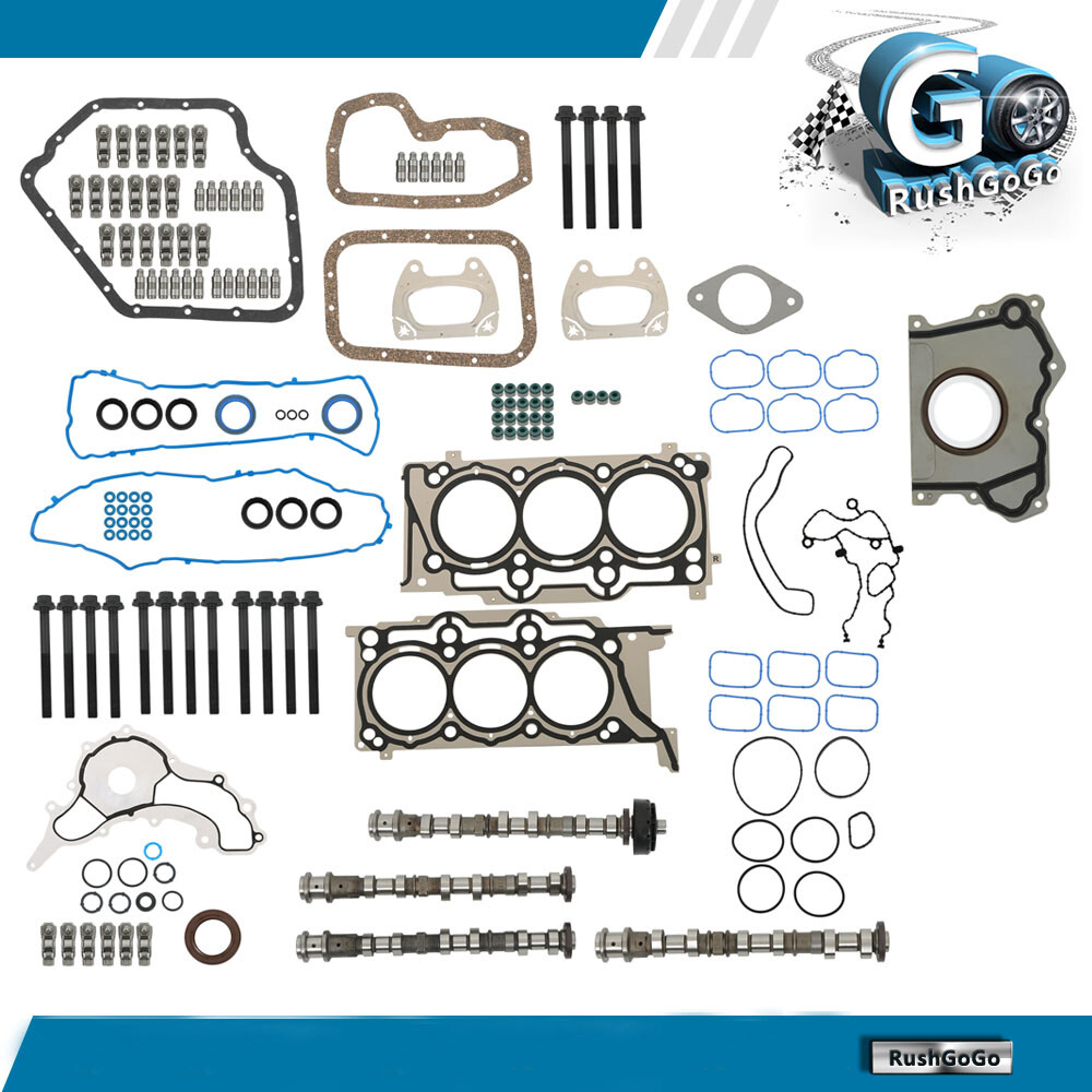 2011-2015 Chrysler Dodge Jeep 3.6L Camshaft Rocker Arm Lifter Head Gasket Kit