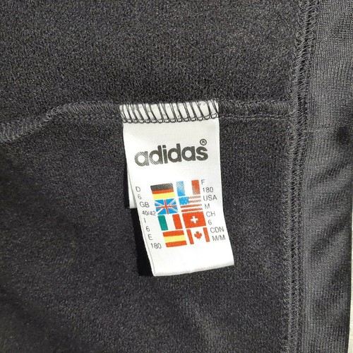 Adidas Mens Vintage Basketball Zip Hoodie Jersey Size Large Blue Black F180 D6 - Picture 12 of 13