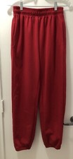 He Sa Yep Woman’s Size: M Red Sweatpants/Athleisure/Activewear Pants, W/Pockets