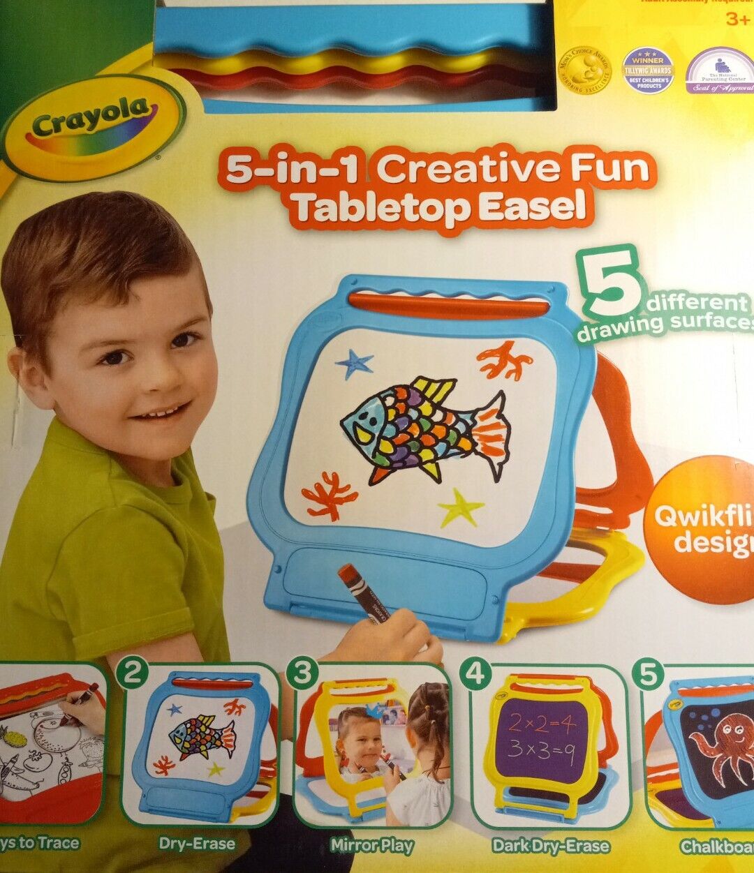 Crayola 5-In-1 Creative Fun Tabletop Easel