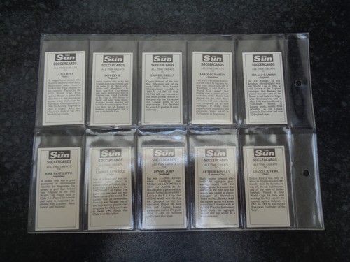 Vintage Sun Soccercards All Time Greats - set of 49 - Picture 9 of 9
