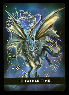 1 x Orakelkarte IV - VATERZEIT Drache - G2