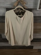 Women’s Top 0 X Ivory 3/4 Sleeve