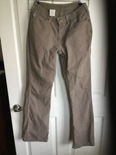 Carhartt Womens Pants Jeans WB002 MUS Brown Bootcut Size 6 34 act size 29x331/2