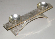 Kerzenleuchter 2-flammig - WMF Ikora / Kurt Radtke / Wagenfeld Ära