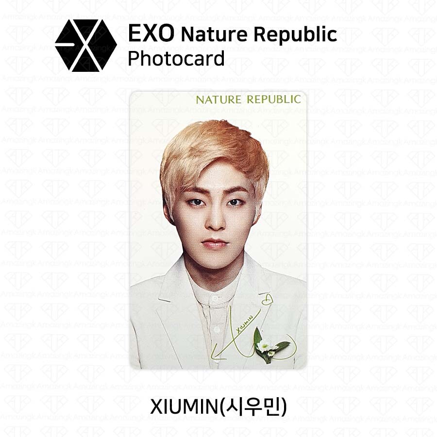EXO NATURE REPUBLICコラボグッズ NATURE REPUBLIC X EXO 엑소 || OFFICIAL ACRYLIC STANDEE