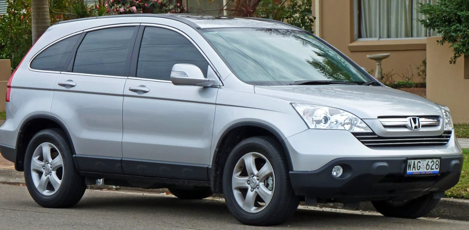 高级门遮阳板防雨窗 6 件 Ups D955 适用于本田 CR-V 2007 ~ 2011 — 第 3/3 张图片