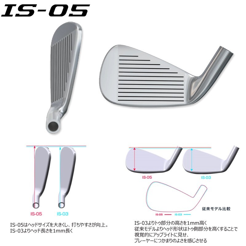 HONMA Golf Beres IS-05 Iron Club AW Loft 51.5 ARMRQ X 48 4S HONMA Golf Beres IS-05 Iron Club AW Loft 51.5 ARMRQ X 48 4S
