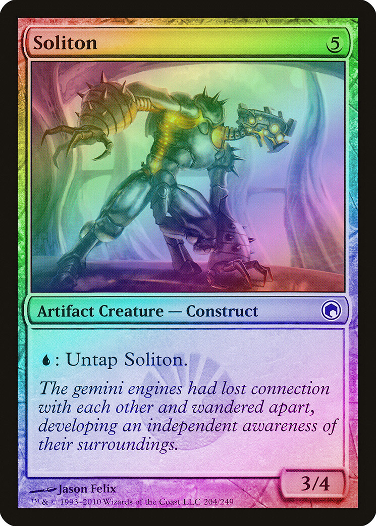 Soliton FOIL Scars of Mirrodin NM Artifact Common MAGIC MTG CARD ...