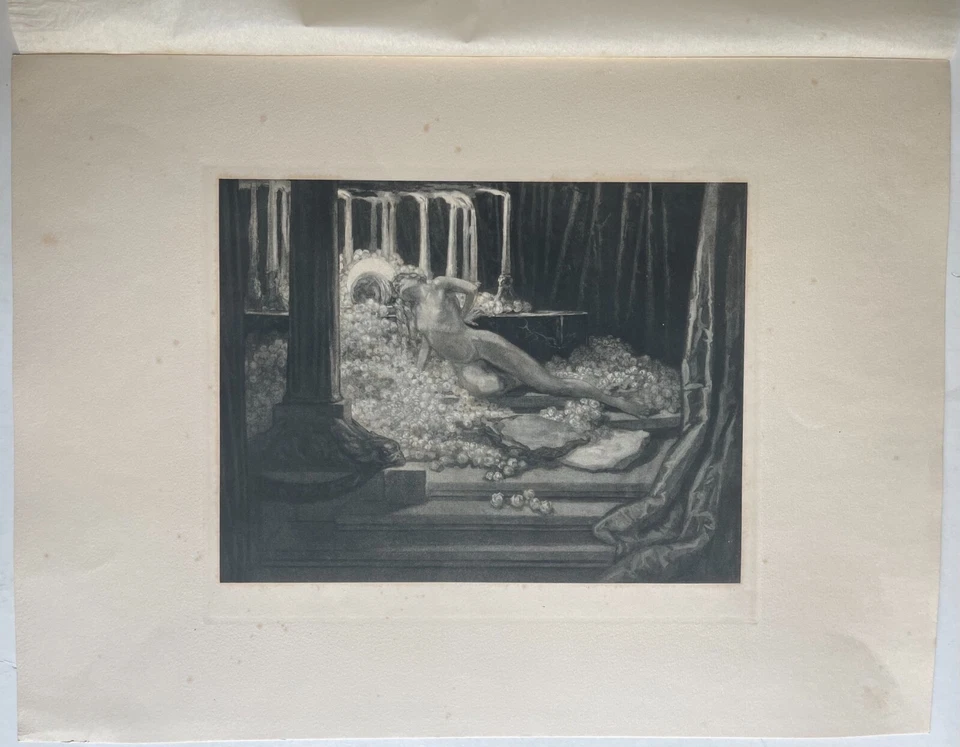 Franz von Bayros, Franz von Bayros Mappe, Franz von Bayros Graphik, Erfüllung