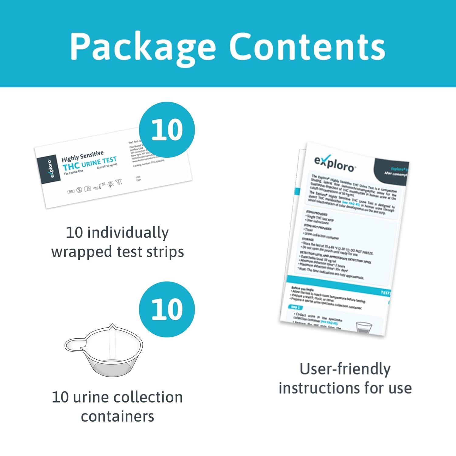 Highly Sensitive at Home Marijuana Drug Test Kit, THC Drug Test Kit eBay