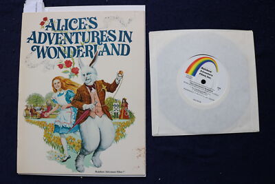 1972 ALICE'S ADVENTURES IN WONDERLAND PROGRAM AND 33 1/3 RPM