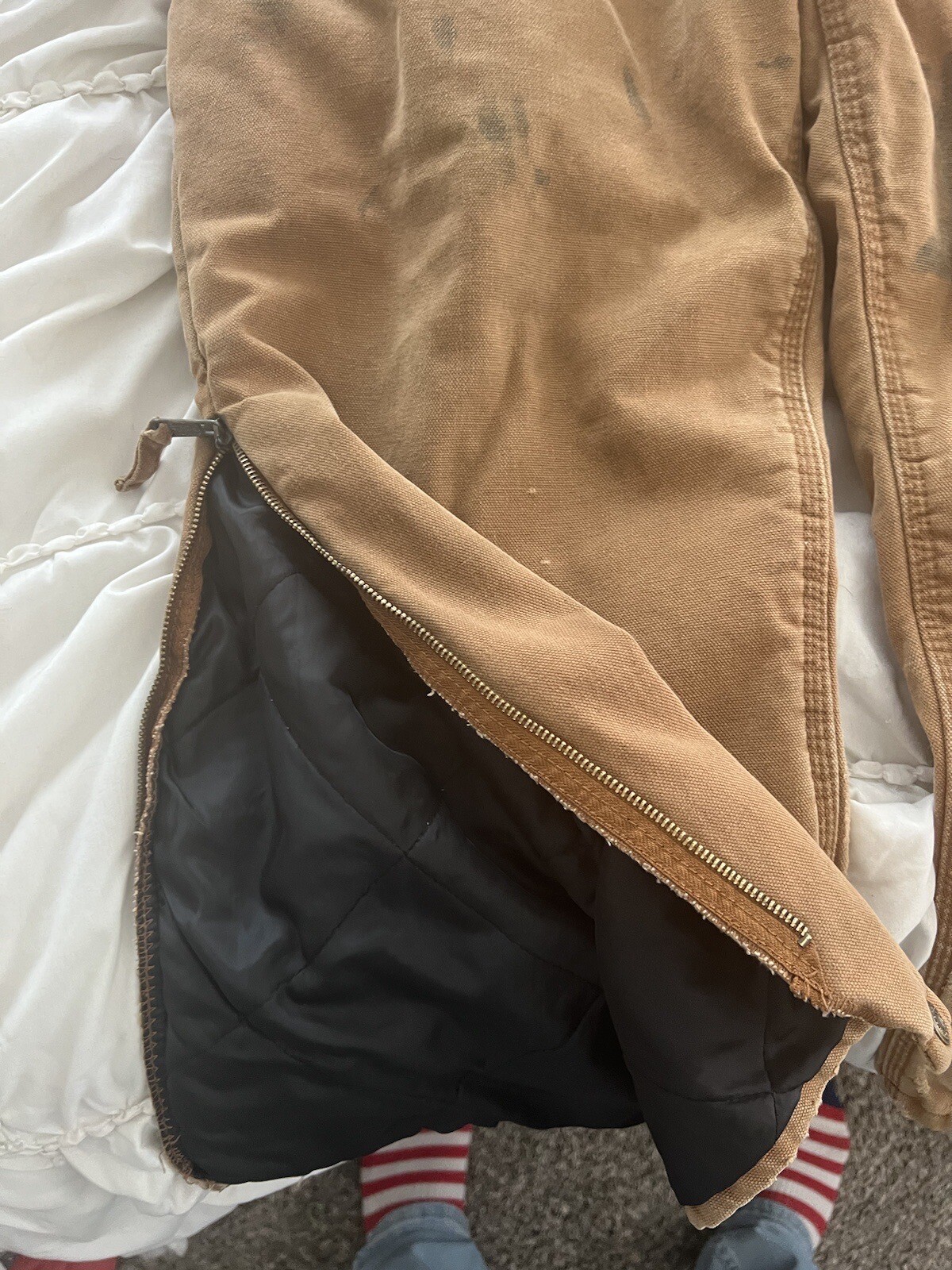 VTG USA WALLS BLIZZARD PRUF XL MENS BROWN COTTON DUCK INSULATED COVERALLS eBay