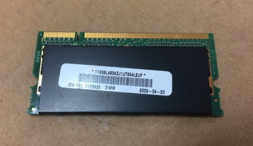 IBM LENOVO THINKPAD 1GB 31P9835/31P9834 PC2700 SO-DIMM T41, X31, T43, R52 RAM - Afbeelding 1 van 2