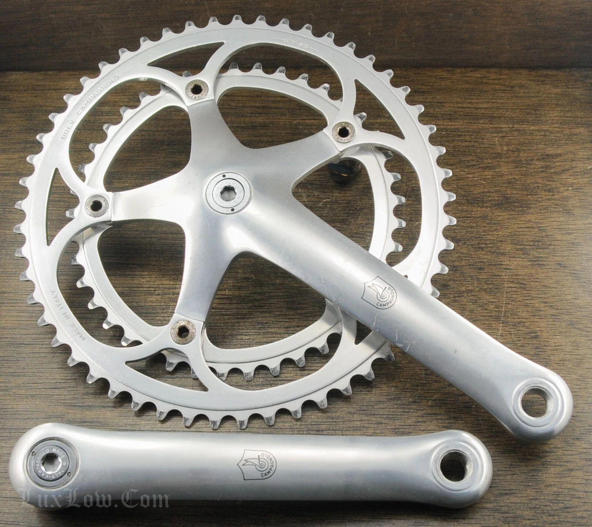 Pédalier Campagnolo C-Record 172.5mm 55/47T - Pour Vélo Course TT