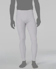 $72 Alfani Mens White Thermal Base Layer Long Johns Pants Leggings Underwear Xxl