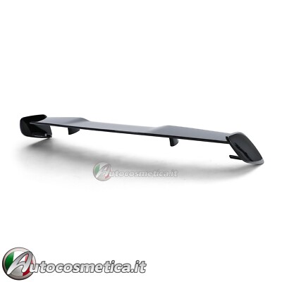 Spoiler Posteriore Diffusore Per Mercedes Classe A W176 AMG Line 2016-2018 - Paraurti Posteriore In ABS Nero Lucido