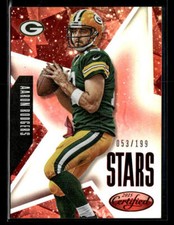 2015 Panini Certified #S17 Aaron Rodgers Stars - Mirror Red #/199