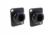 (2 PACK) Procraft D-Plate W/Heyco 7P-2 Cable Grip Fits Diameter 0.36"-0.43" #D-7