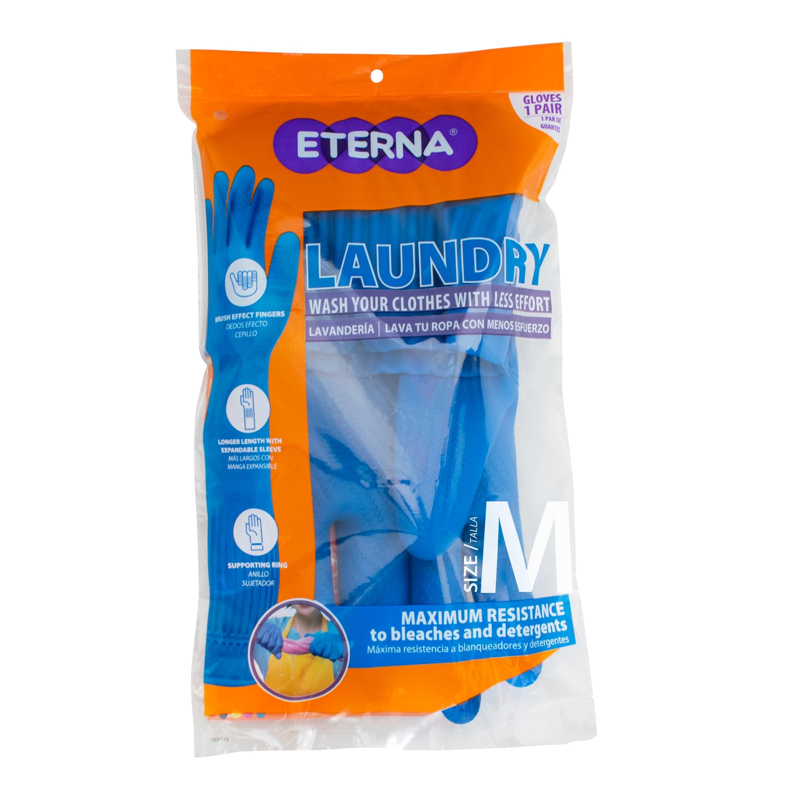 Gloves Extra Long, Gloves for Laundry, Kitchen and Household Cleaning, Brush ...-image