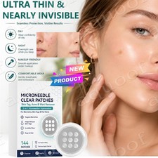 Curalona Microneedle Patches 144pcs, Skin Tag Wart Acne Remover Patches 20 Off