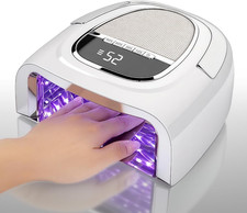 96W Professional Cordless Nail Lamp   Fast-Curing UV/LED Light, Rechargeable 156