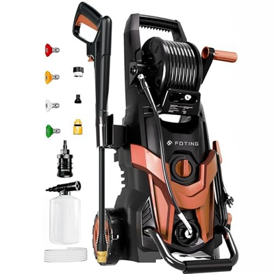 #ad 2025New Pressure Power Washer 4500PSI with 4 Quick Connect NozzlesInlet Hose $239.99