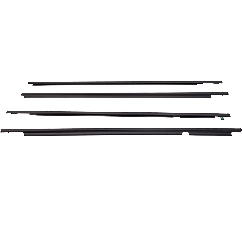 4pc Weatherstrip Moulding Trims For Lexus GX470 2003-2009 ABS