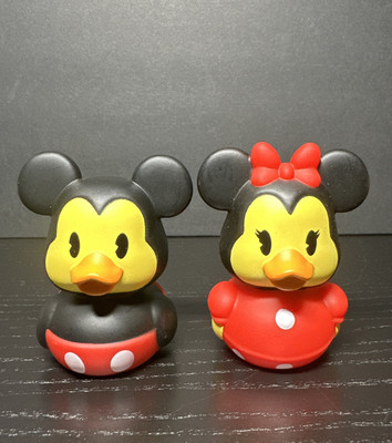 Disney Mickey & Minnie Mouse Rubber Ducks