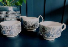 Pontesa Castillian Collection Toledo - Zucker- und Milch-Set + Kaffeetasse 70er