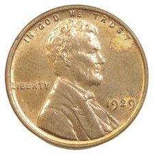 1929 1C RB Lincoln centesimo - scelta UNC - SMH 1622