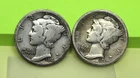 1916 & 1916-S Mercury Dimes grading VG & Good