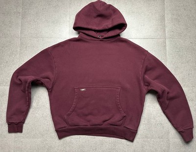PESO RAWS OVERSIZED HOODIE GR.XS PULLOVER WEINROT