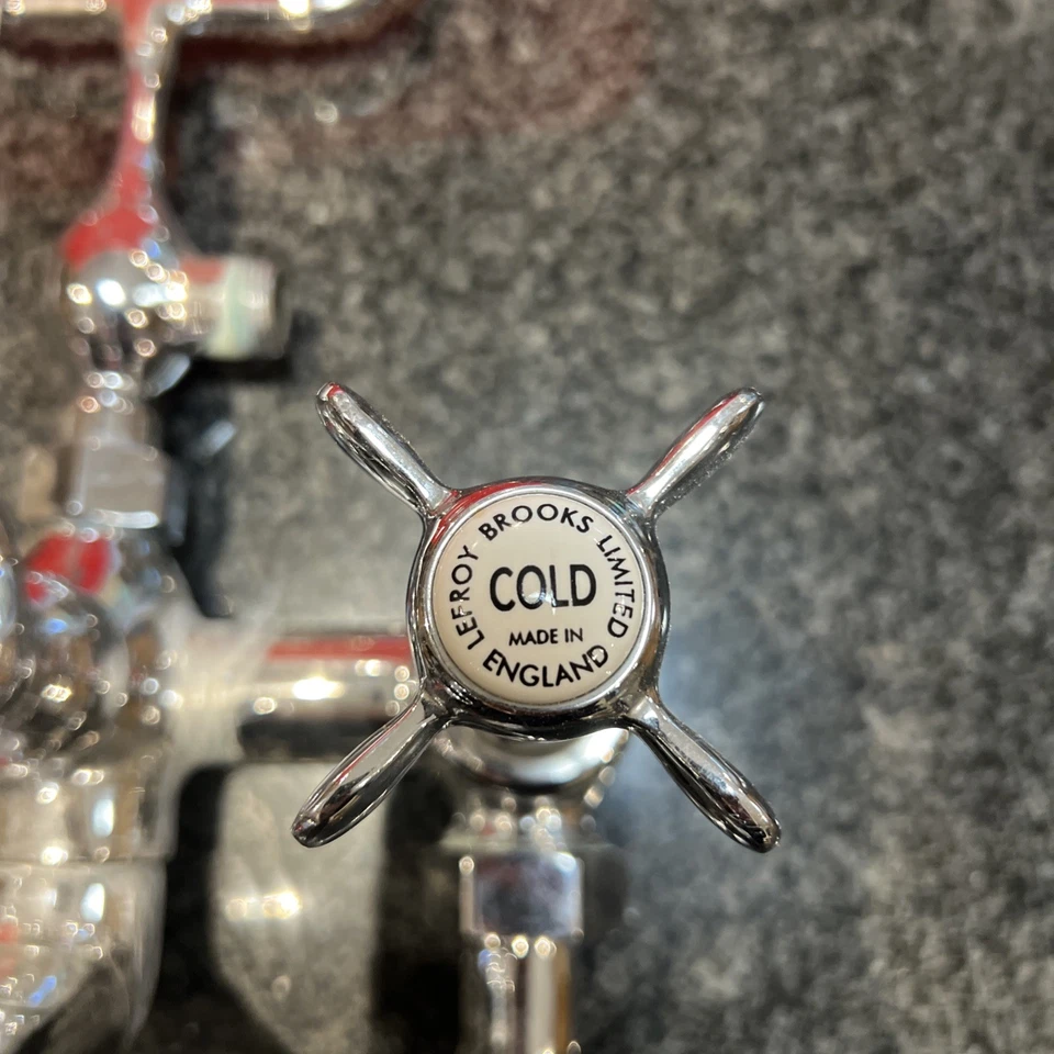 Lefroy Brooks Chrome Deck Mounted Shower Mixer - Image 2 of 4