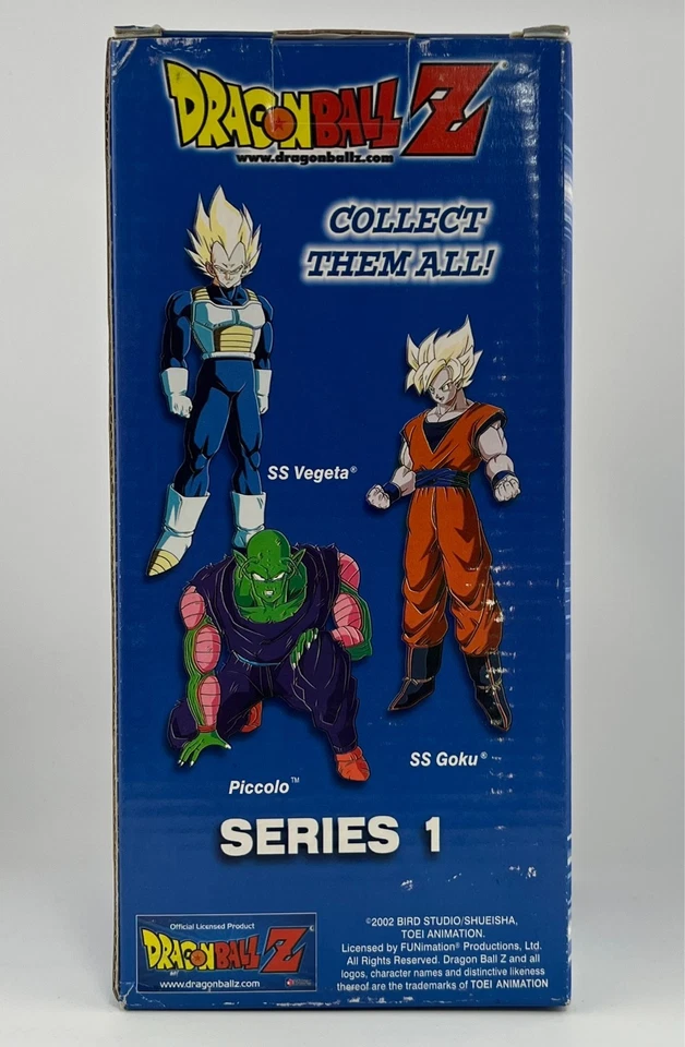 ВЕГЕТАРИАНСКАЯ ФИГУРКА С КАЧАЮЩЕЙСЯ ГОЛОВОЙ SUPER SAIYAN ВИНТАЖ 2002 FUNIMATION РЕДКАЯ В КОРОБКЕ - Изображение 2 из 2